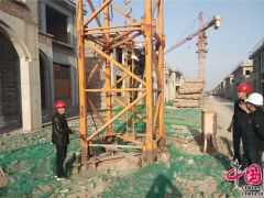 菏澤巨野縣住建局開展建筑工地使用大型起重機械專項檢查！