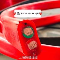 廣東佛山起重機(jī)電纜線，扁紅2*25雙鋼